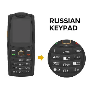 English Russia Keypad Rugged Phone AGM M7 4G Volte Android Feature Phone Waterproof  Touch Screen Mobile Phone 2500mAh Cellphone 2