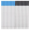 10Pieces Ballpoint Pen Refills Replaceable Smooth Writing Quick Dry Black & Blue Pen Refill for Most Metal Ballpoint Pen 1