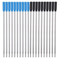 10Pieces Ballpoint Pen Refills Replaceable Smooth Writing Quick Dry Black & Blue Pen Refill for Most Metal Ballpoint Pen 1