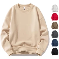 Winter Heavyweight Fleece Sweatshirt Hoodie Unisex Luxury Thick Crew Neck Sweatshirt Men Sweat Shirt For Men Moletons Masculinos 1