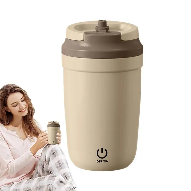 

Auto Self Stirring Coffee Mug Rechargeable Automatic Mixing Stainless Steel Tumbler For Coffee Tea Milk Chocolate Home Offices