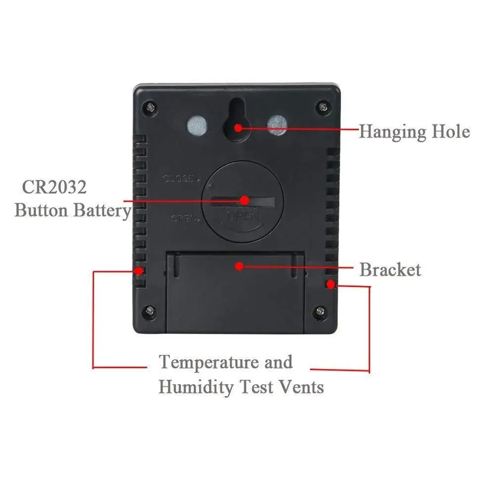 2.4" LCD IP65 Waterproof Thermohygrometer for Greenhouses - Data Export for Plant Growth 6