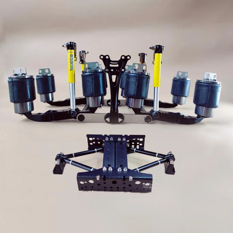 SimulationAirSuspensionSystem8AirbagsAxleMiddleTieRodGroup