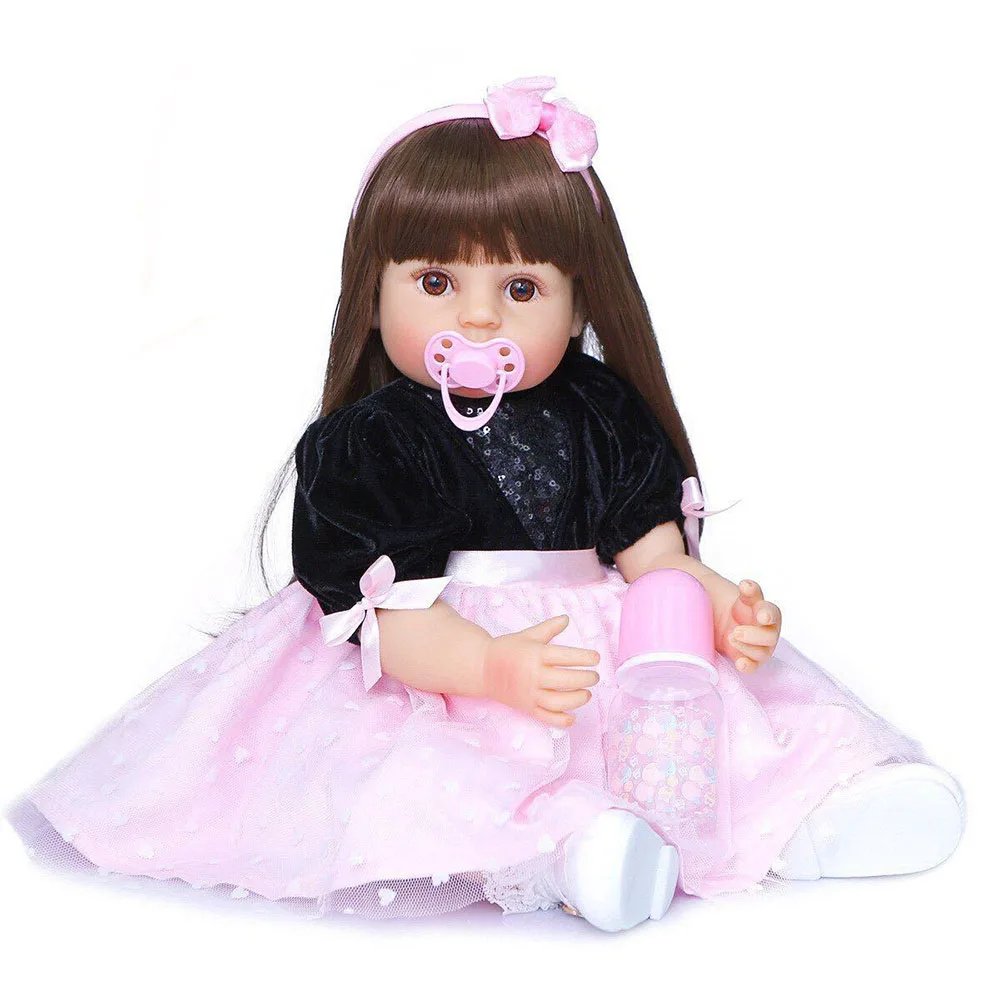 

Реалистичные куклы Новорожденные ручной работы, кукла новорожденная, полностью силиконовая кукла, 22 дюйма-55 см