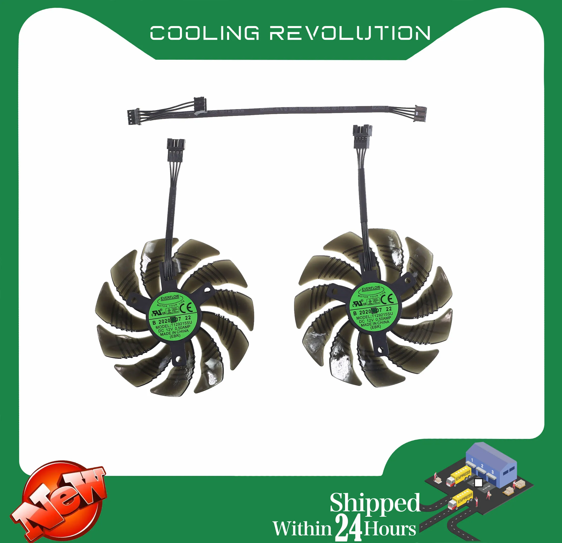 Ventilador de Refrigeração para Gigabyte Geforce Gtx 1050 ti rx 480 470 Gtx 1060 g1 Placa Gráfica Cooler Fãs 88 mm T129215su Pld09210s12hh - Imagem 4