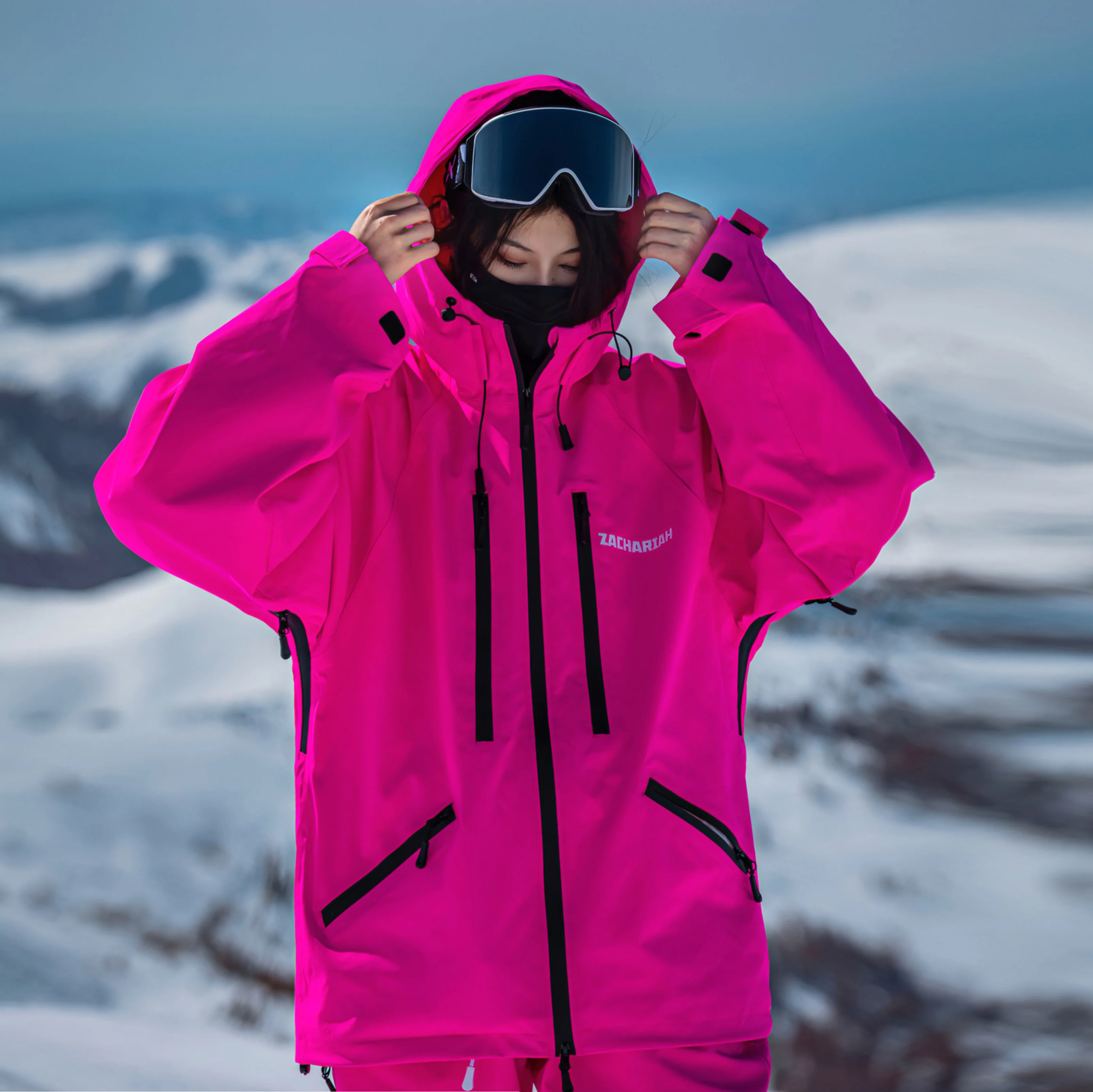 NuJune X Zachariah Women 2 pieces Ski Suit Set Waterproof