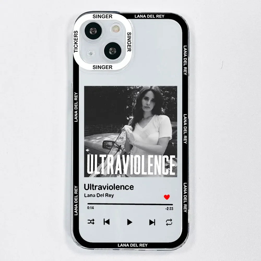 Lana Del Rey Artistic Kraft Poster Phone Case - Soft Cover Design