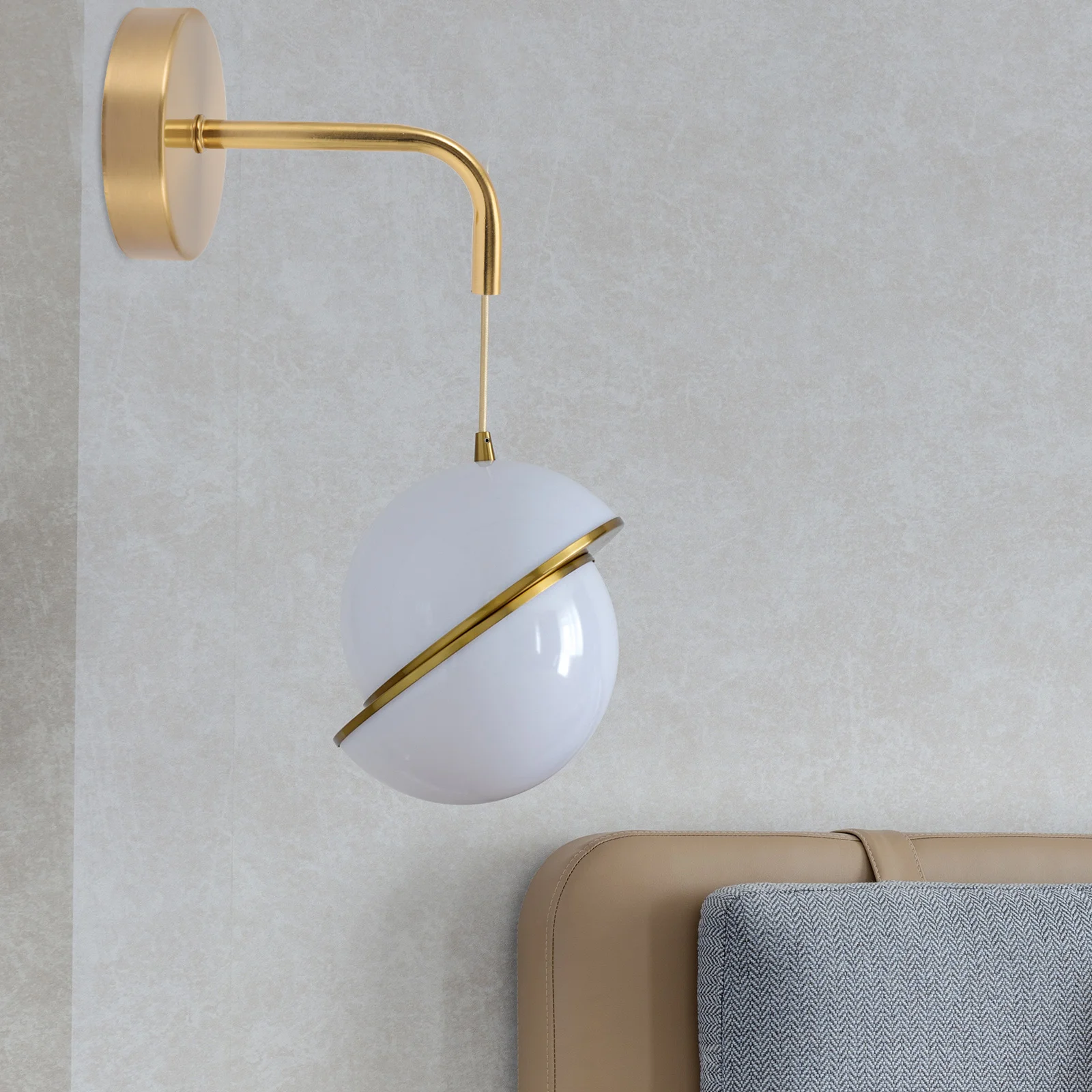 Wall Lamp Accessories Metal Pole Bracket Rechargeable Sconce Light DIY Hanging Stand Support