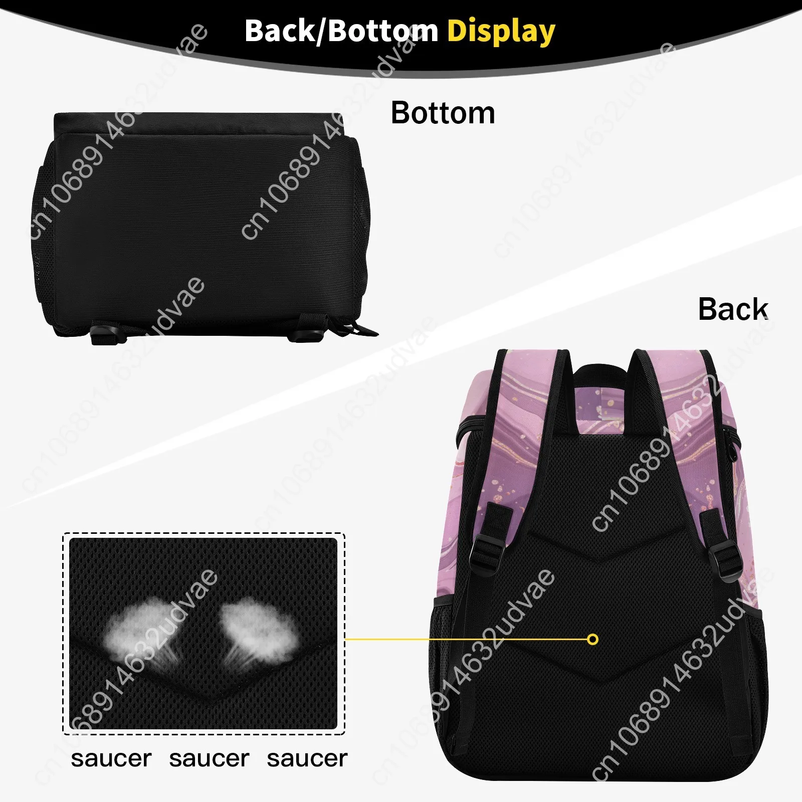 New Refrigerator Bag Large Marble Print Insulated Cooler Backpack Waterproof Thermal Isothermal Fridge Travel Beach Beer Bag