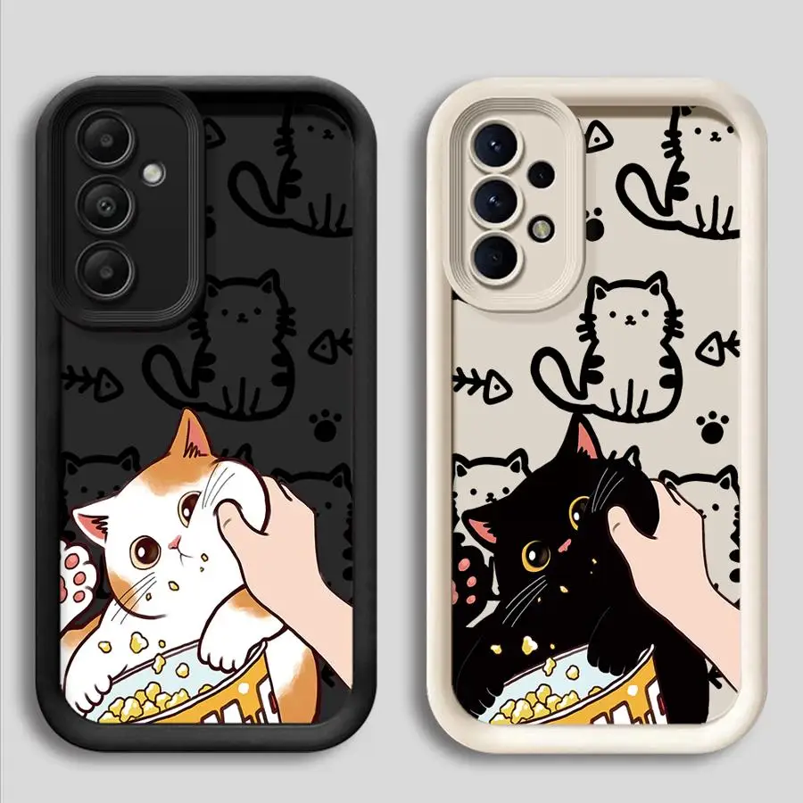 Soft Cartoon Cute Little Cat Phone Case