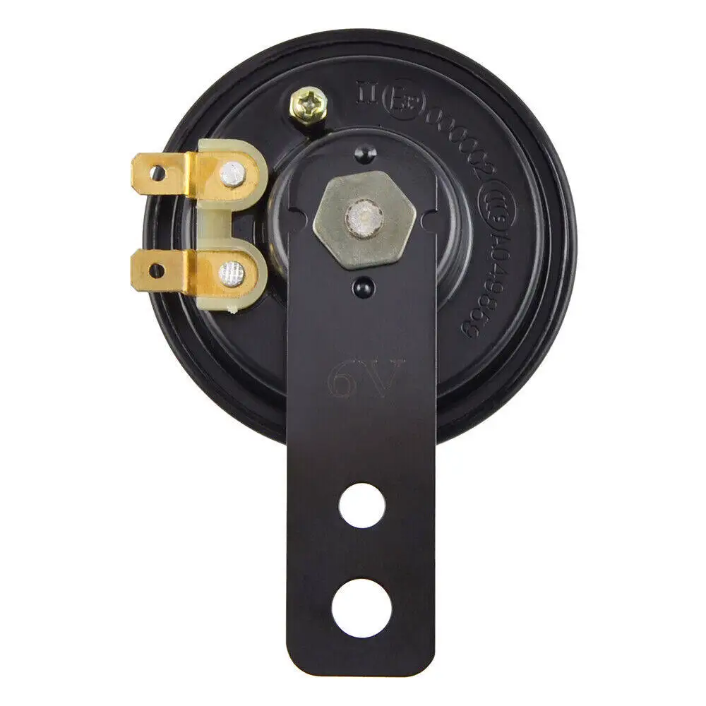 6v אוניברסלי שחור אופנוע צופר עבור honda kawasi yamaha suzuk