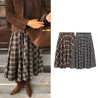 2025 new Skirts Women's Autumn Fashion British Youth Plaid Skirts Street Comfort Joker Students Travel Holiday Women's Skirt