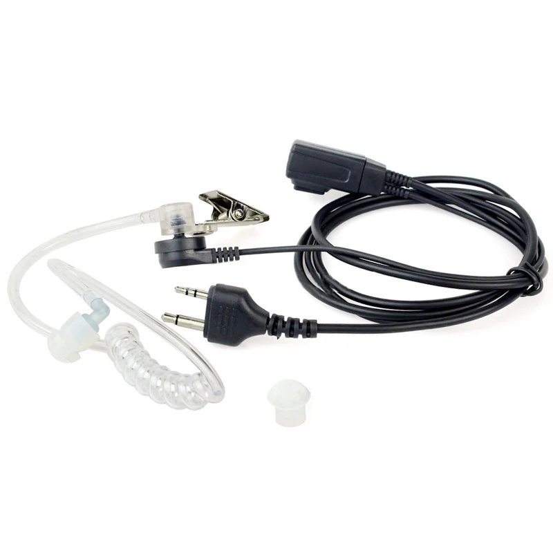 

10PCS wired earphone Air sound tube earphone microphone for Midland walkie talkie Alan GXT G6 G7 G8 G9 75-810 GXT650 LXT80