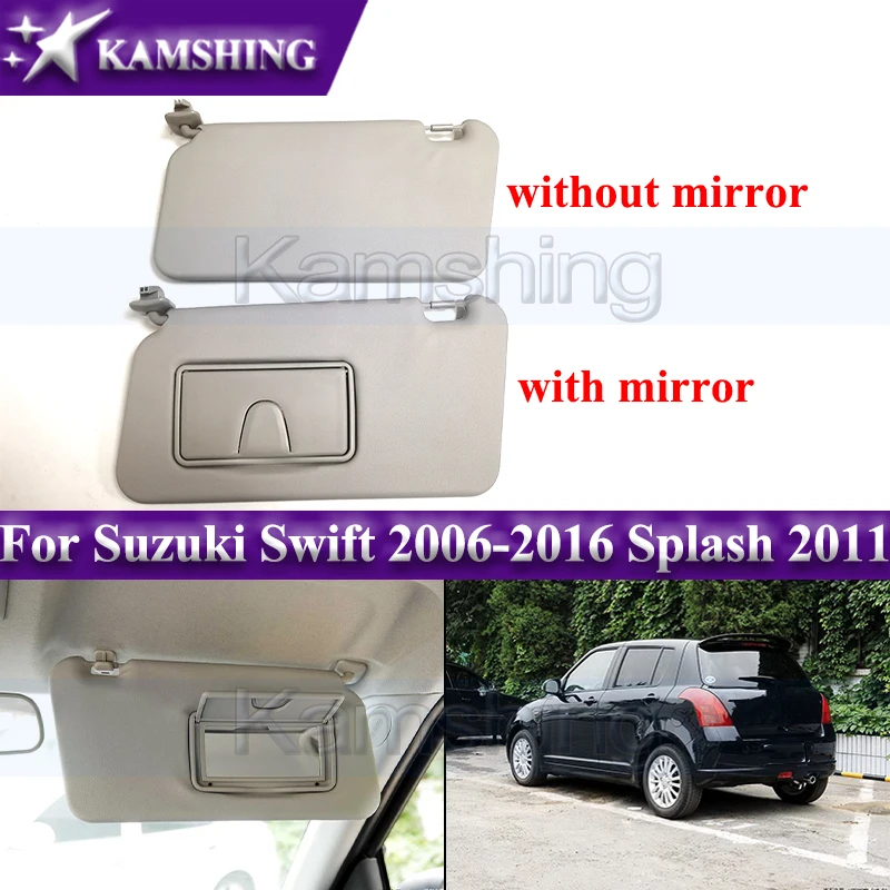 Kamshing 자동차 내부 선바이저, Suzuki Swift 2006-2016 Splash 2011, 전면 햇빛가리개 선바이저, 1 피스