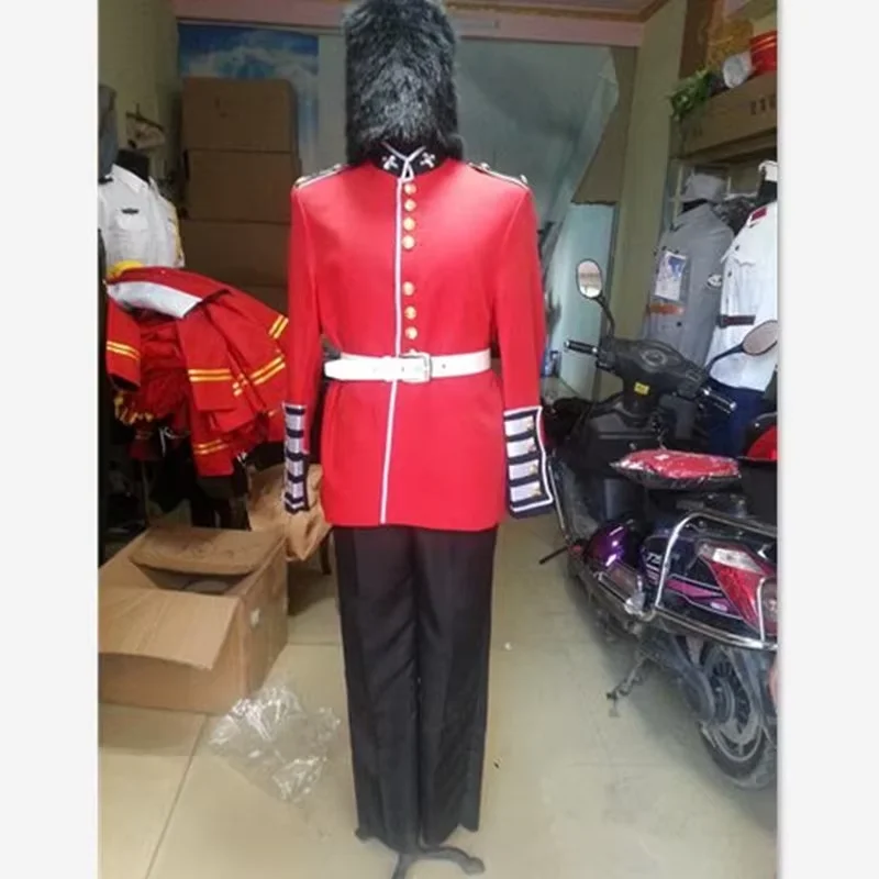 Cappello da soldato britannico nero per bambini adulti berretto da