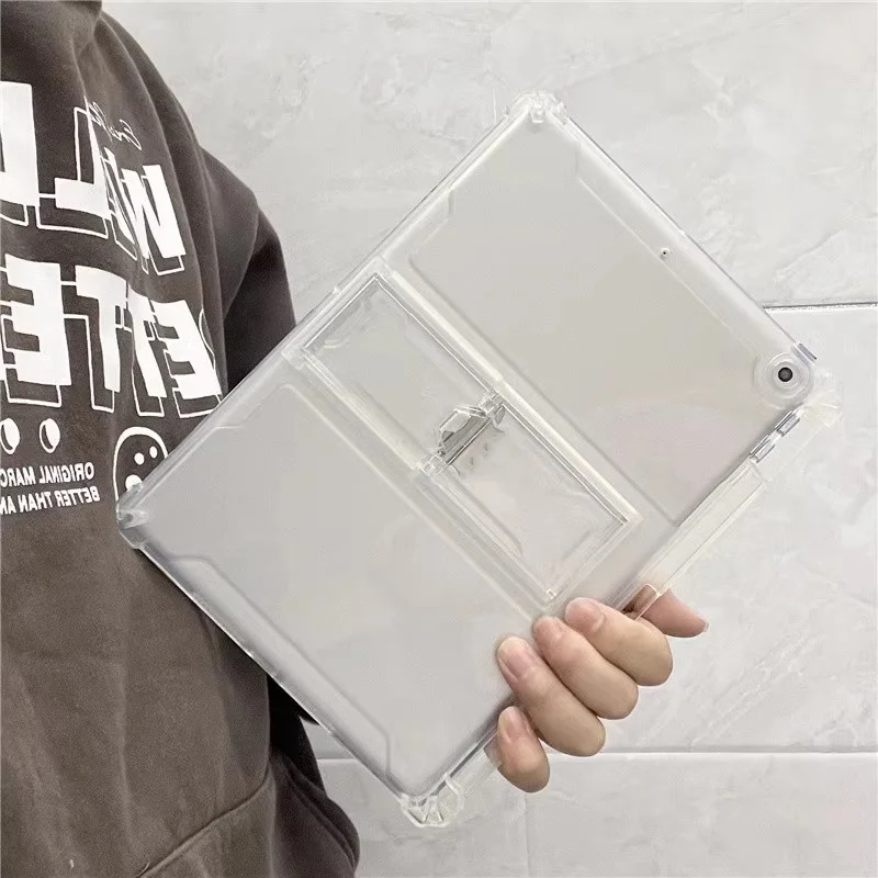 Capa Tpu para Samsung Galaxy Tab s9 Ultra 10.4 s8 Ultra s6 Lite 10.4 Capa Suporte Transparente Slot para Caneta Shell - Imagem 4
