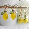 Creative Cute Lemon Drop Earrings 2025 New Fresh Lemon Earrings Holiday Gift For Girls For Summer Vacation 1