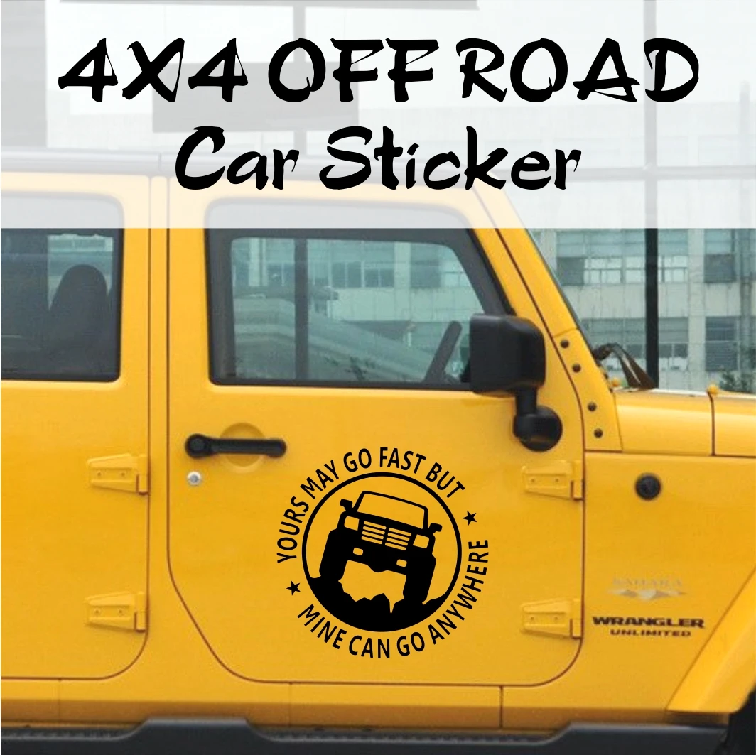 

Funny Trunk SUV Pickup 4X4 OFF ROAD 4WD Car Sticker Automobiles Exterior Accessories Vinyl Decal for Jeep Nissan Ford Toyota Vw