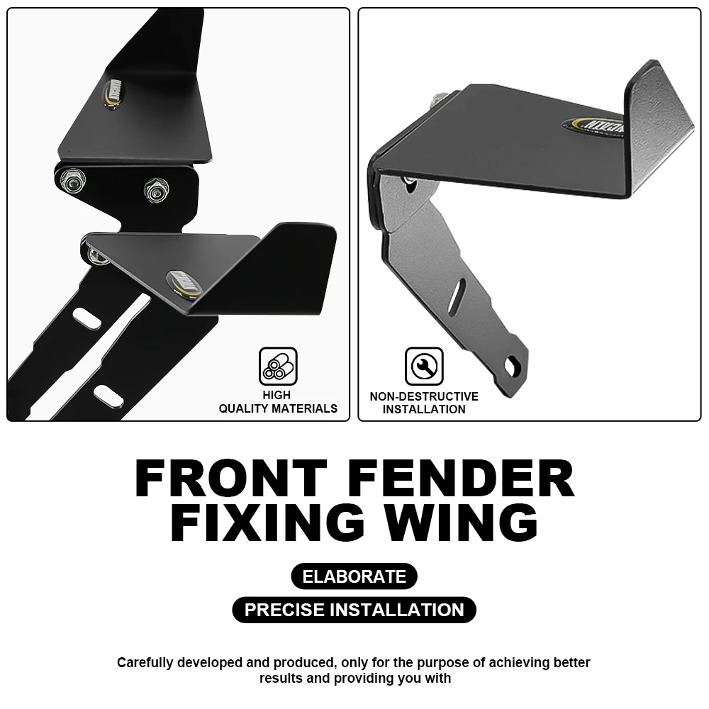 Motorcycle Front fender fixed Wing adjustable Aerodynamic Winglets splash guard For DUCATI 848 1098 1198 EVO S/R 2007-2013