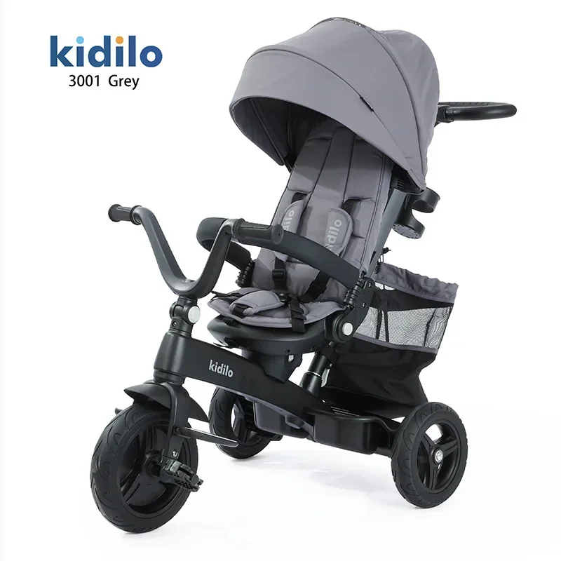 Rideable Three-wheeled Baby Stroller Multi-functional Children's Tricycle 3-6 Years Old Baby Stroller Carriage