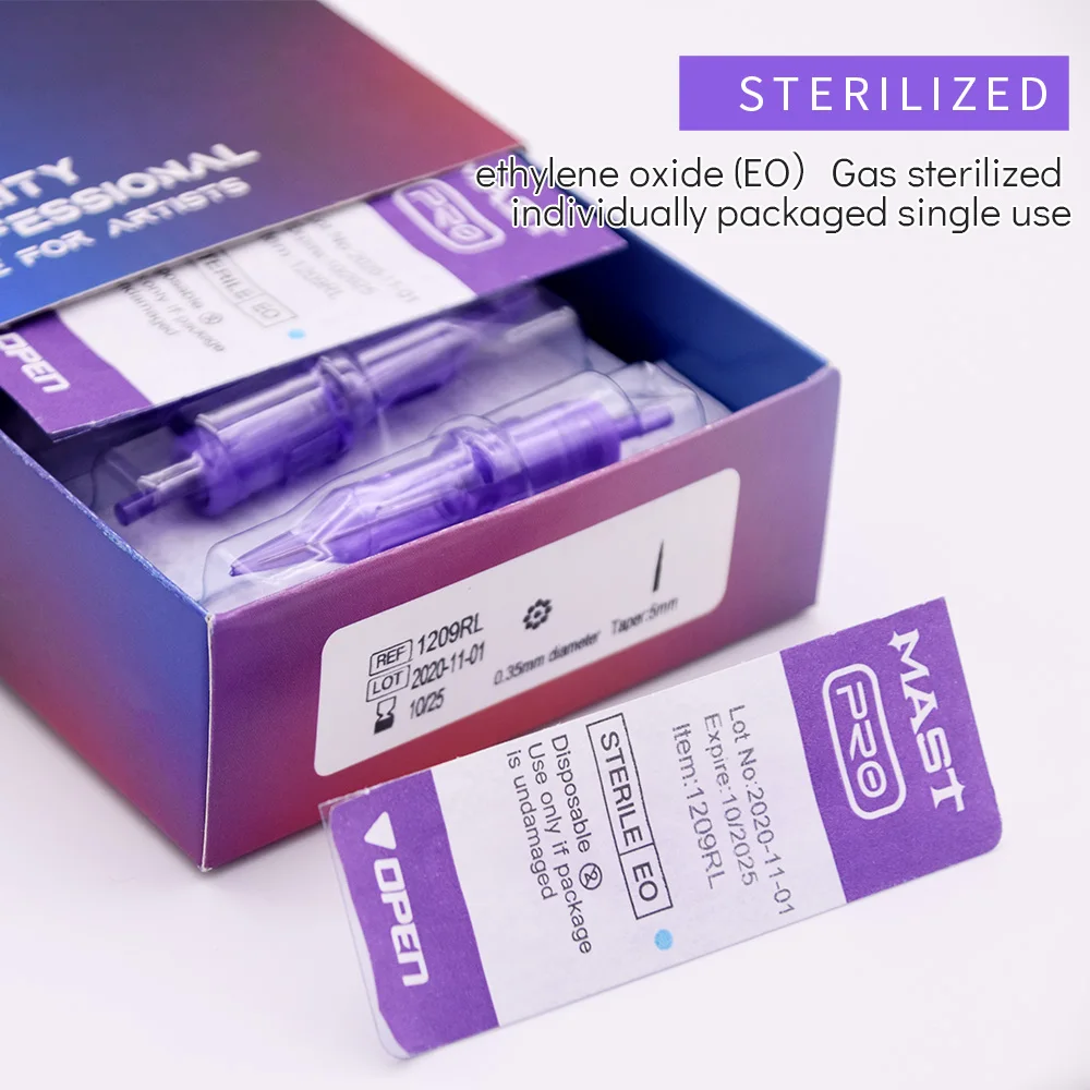 45 pro-20のタトゥーカートリッジ,アートメイクマシン,使い捨て滅菌