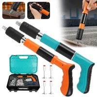 Mini Handheld Powerful Nailing Machine Set Multipurpose 4 Levels Power Control Low Noise Manual Nailer Tool Kit for Woodworking 1