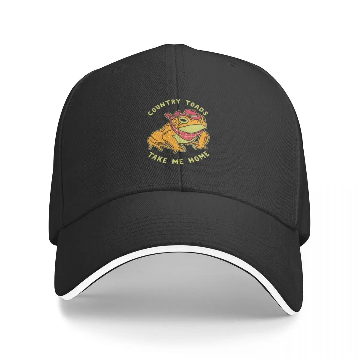 

Country Toads Take Me Home Garden Baseball Cap Snap Back Hat derby hat New In The Hat fishing Men Caps Women's