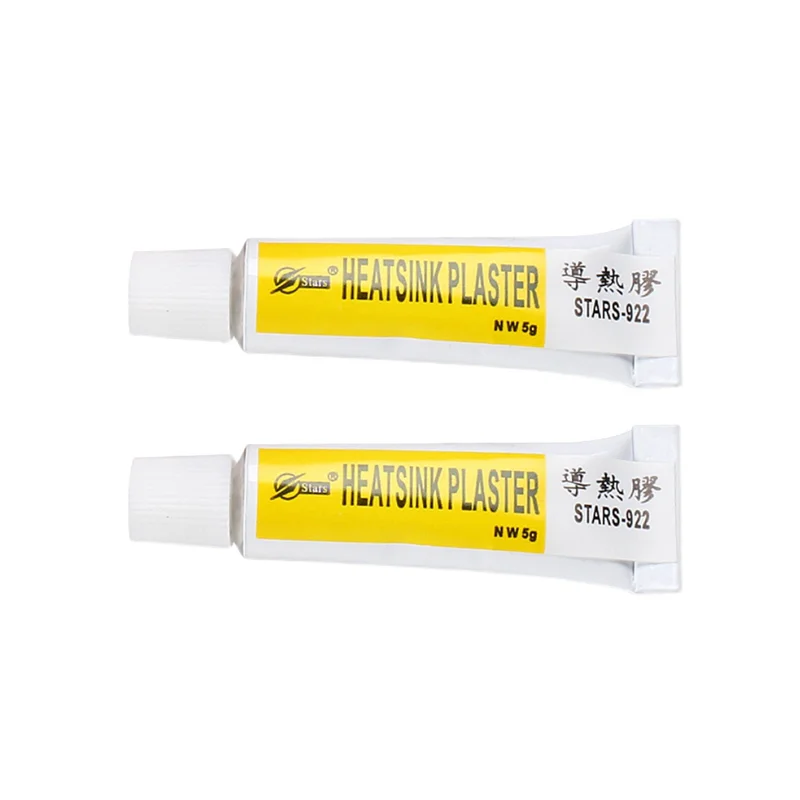 Thermal Paste Conductive Heatsink Plaster Viscous Adhesive Glue Thermal Glue for Chip VGA RAM LED IC Cooler Radiator Cooling 1/2/3 PCS
