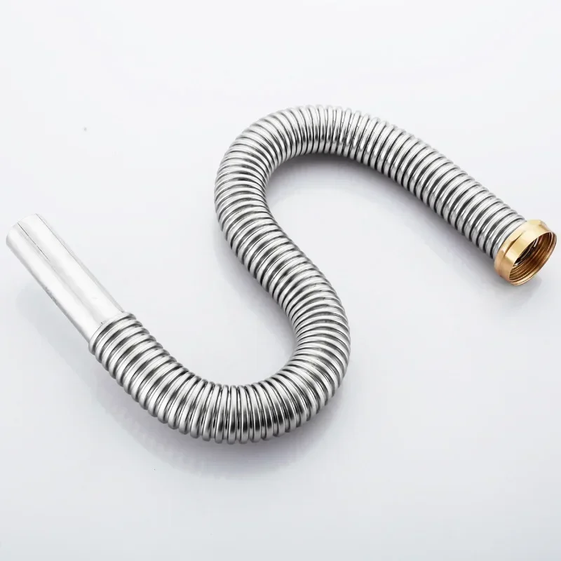 Sinks Filter Basket Drains Wash Basin Undermount Stainless Steel Drainpipe Stainless Steel Drainer for Kitchen Bathroom Fittings 5