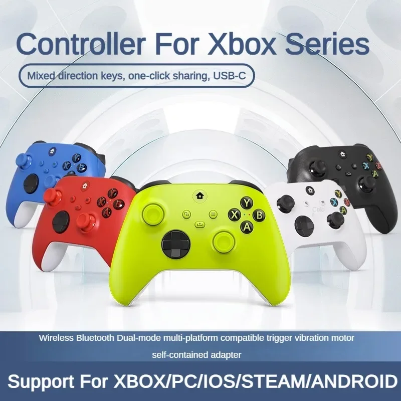 

Wireless Game Controller for Xbox Series 2.4G Receiver PC Gamepad Steam Games Xsx Handle Shakes Genshin Diablo 5
