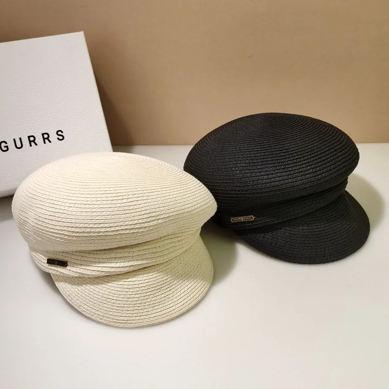 Béret Fausse Fourrure Femme – Chauffeur De Taxi / Peintre – Noir Taille Unique