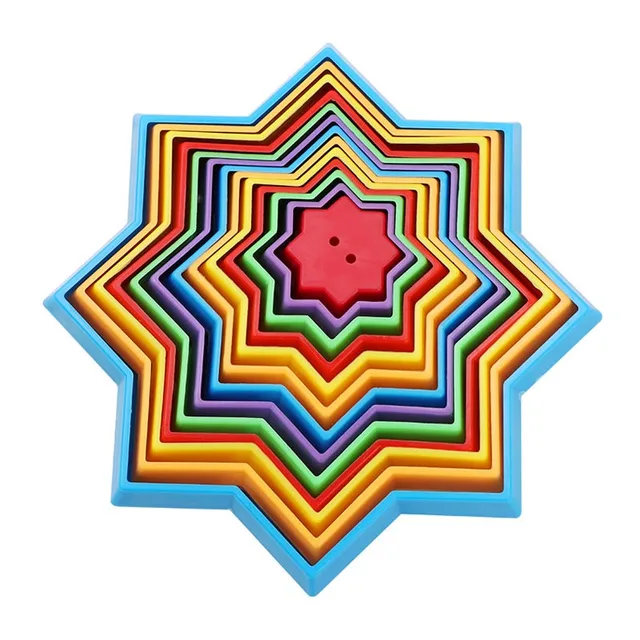 3D Star Illusion Magic Spiral Fidget Anxiety Toys For Autism Juguete Antiestres Niños Zabawki Antystresowe антистресс для детей 2