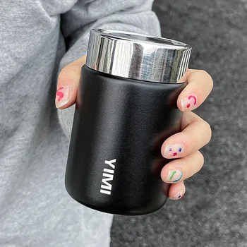 Mini tasse isolée pour filles, tasse à café Portable Simple, compacte, pratique, en acier inoxydable, fournitures de cuisine ménagère 1