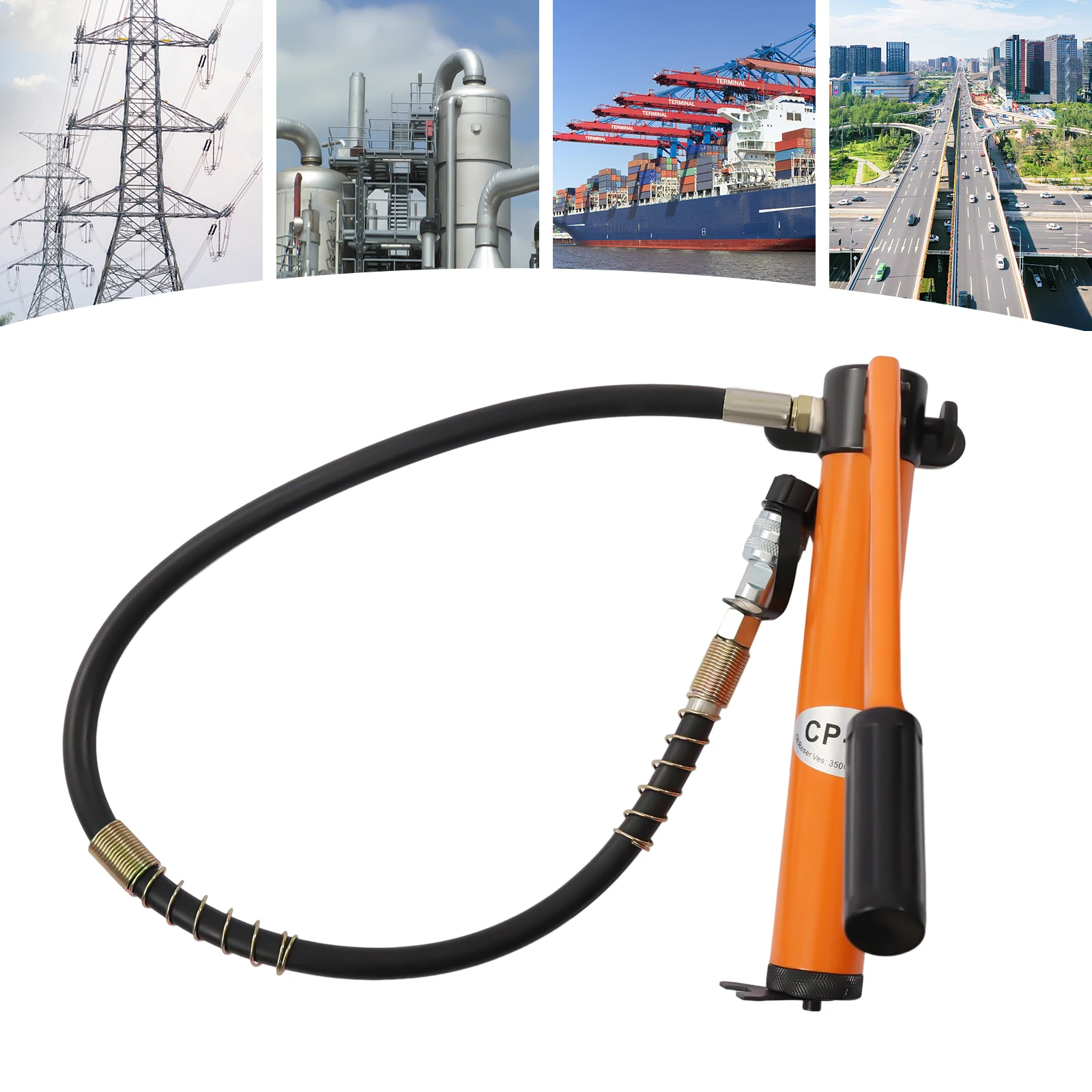 Hydraulic Hand Pump Manual Ram Pump 70Mpa Porta Power Pump for Hydraulic Tools 2