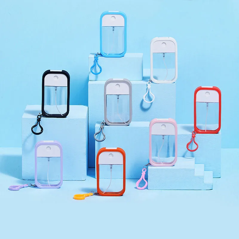 

10PCS 50ml Portable Mini Card Spray Perfume Bottle Multi Color Cosmetic Atomizer Separate Refillable Bottles Travel Essential