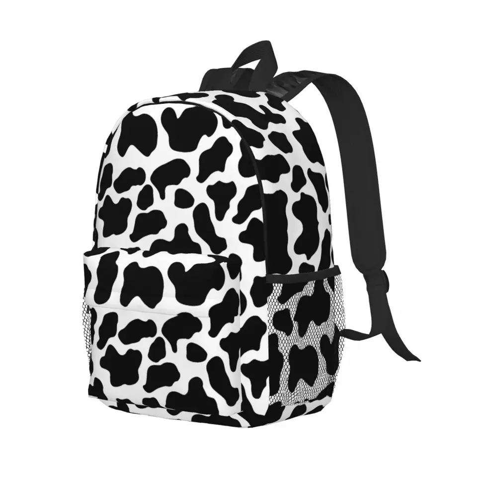 Zaino Scuola Unisex A Tema Mucca Con Latte – Leggero, Capiente, Per Bambini, Viaggi E Trekking - 3