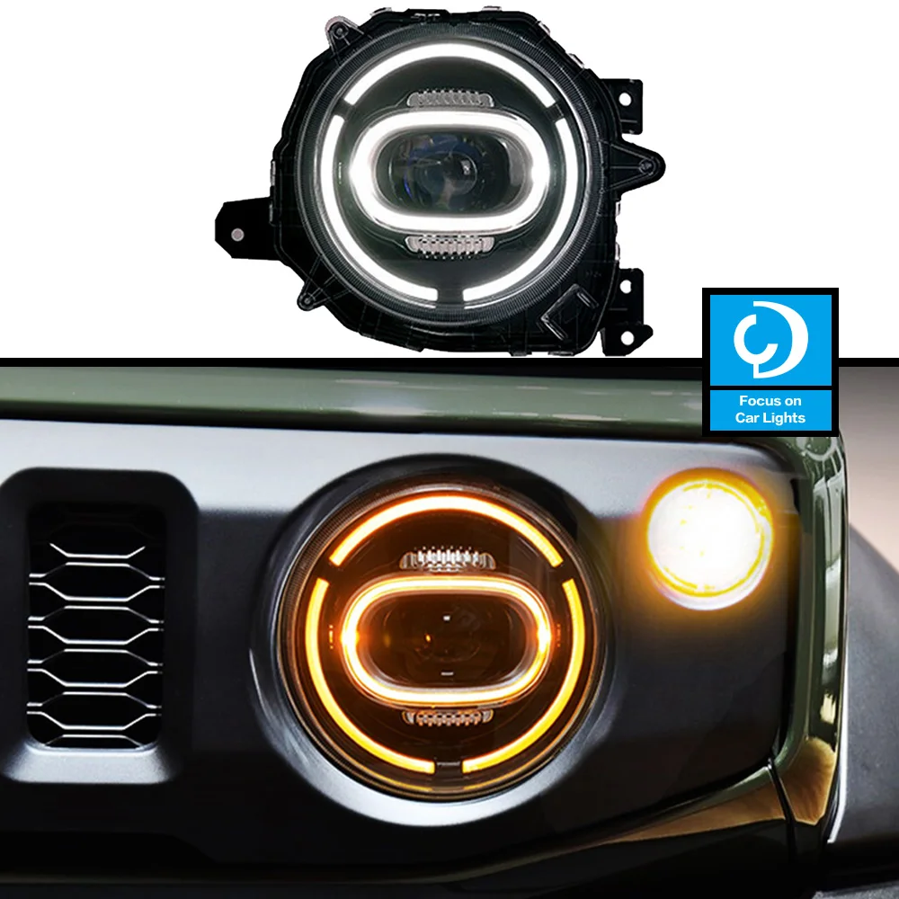 Car-Front-Headlight-For-Suzuki-Jimny-LED-2018-2020-HeadLamp-Styling
