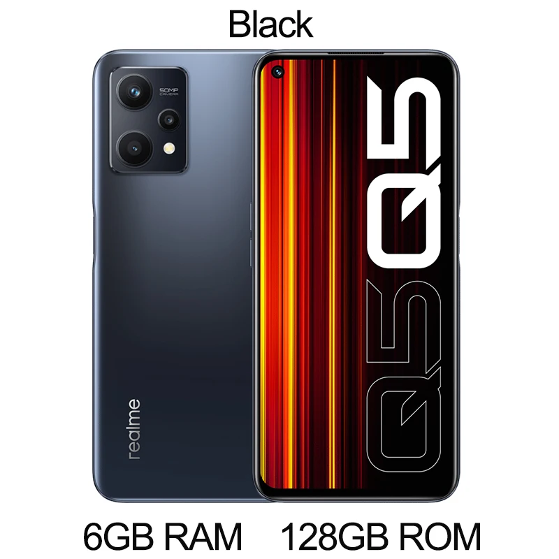  Original New Realme Q5 5G Smartphone Snapdragon695 Octa Core 6.6 Inch 120Hz 50MP Main Camera 5000mAh 60W Charging  OTA 
