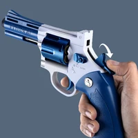 Toy Gun ZP5 357 Revolver Pistol Launcher Safe Soft Bullet Weapon Model Airsoft Pneumatic Shotgun Pistola