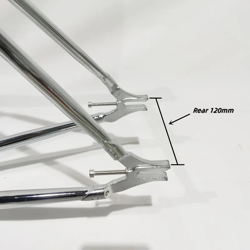 Vintage Single Speed Track Bike Frameset Fixed Gear Bike Framework