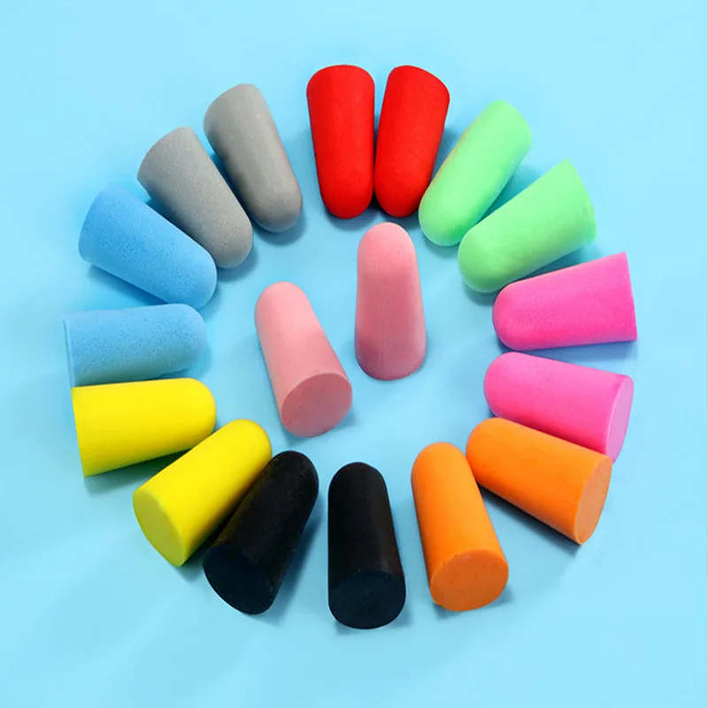 10 Pairs Comfort Soft Foam Ear Plugs Tapered Travel Sleep Noise Reduction Prevention Earplugs