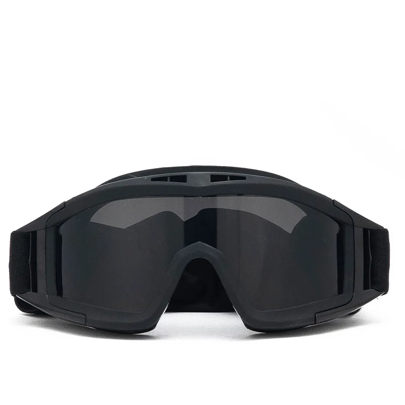 10Pcs M'ilitary Fan Tactical Glasses Cs Explosion-proof Anti Impact Special Combat Goggles Three Lens Suit Motorcycle Goggles 5