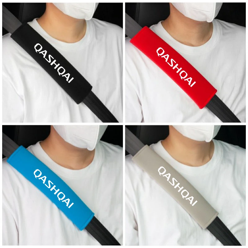 Cotton Car Seat Belt Safety Belt Shoulder Protector Cover For Nissan Qashqai Car Accessories
