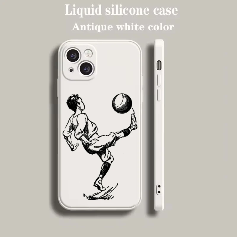 Luxury Silicone Football Phone Case - Premium Sport Design Cover