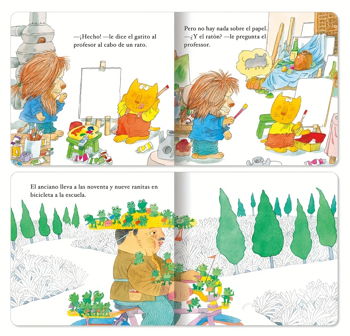 Set of 10 Spanish Children's Storybooks - Early Learning & Enlightenment Readers