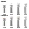 Stainless Steel Sports Fitness Bottle Bicycle Water Bottle Single Walled Insulated Metal Flask 5