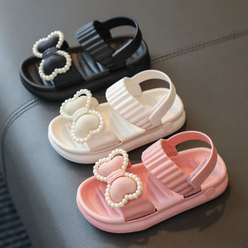 

2023 new girls sandals Baotou beach shoes 2-6 years old children non-slip soft bottom children's sandals non-slip summer sandals