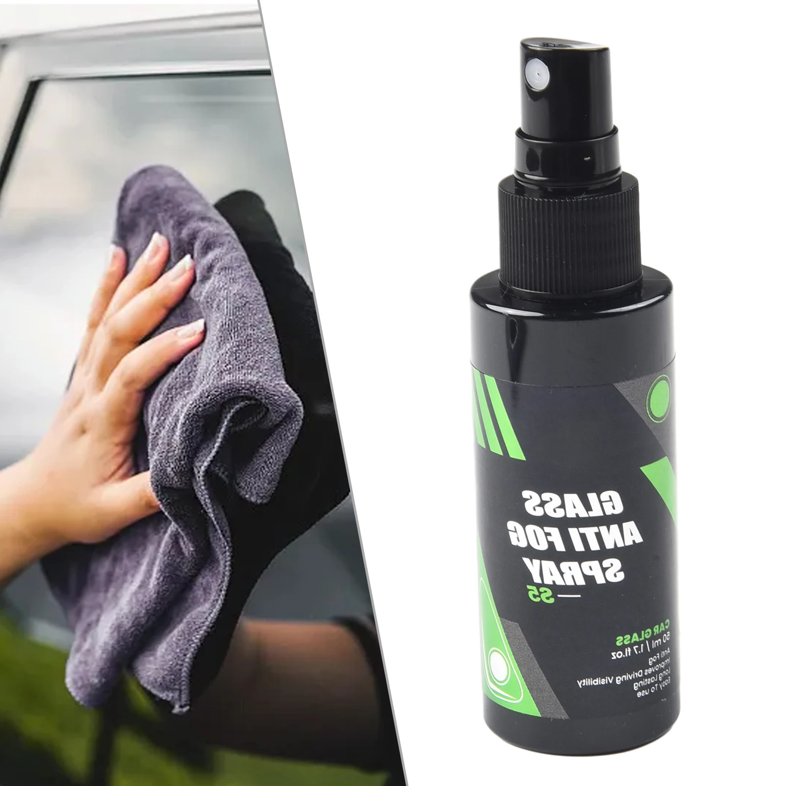 1Bottle 50ml Car Anti-fog Spray HGKJ S5 For Car Inside Glass Prevents Fogging Clear Vision Automotive Care