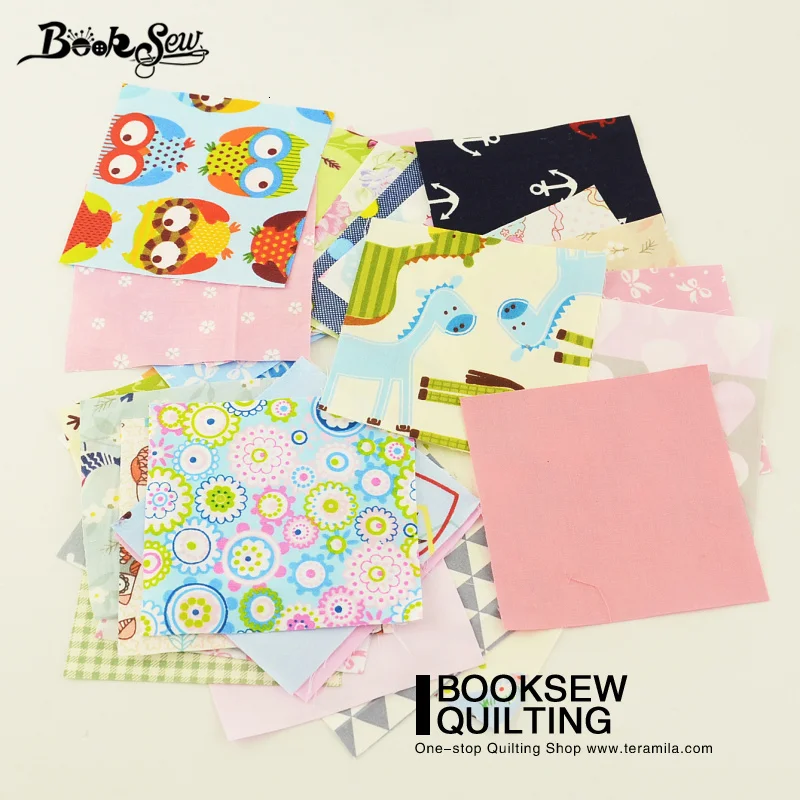 Cotton Fabrics Twill Charm Packs Patchwork Fabrics Quilting Stash No Repeat Design 30 Pieces/Lot