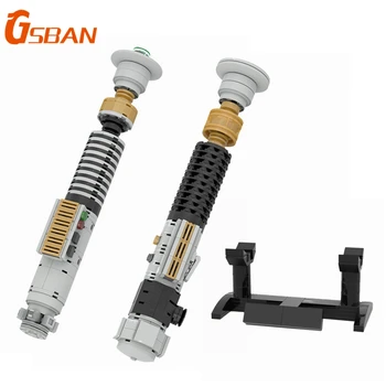 GSBAN Space Wars Lasersword Figures Weapon Lightsaber Hilt Set MOC Model Building Blocks Toys for Children Gifts Assemble Bricks